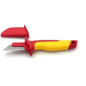 LiTuiLi Electrician Knife Insulated Cable Stripping Snips Straight Curved Hook Fixed Blade Wire Stripper Peeling Hand Tool